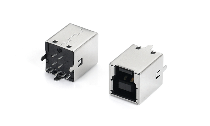 USB 3.1 BF 180鍍 DIP H=15.0mm PA9T黑色304外殼直腳 ULF09T-K1AN-18P0